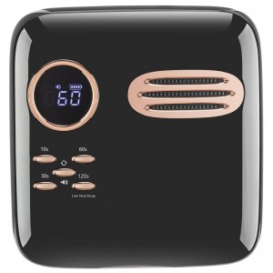 M&R 701PRO беспроводная светодиодная лампа для ногтей, беспроводная сушилка для ногтей, перезаряжаемый светодиодный светильник 72 Вт, портативный гель -ультрафиолетовый светодиодный лампа с 4 датчиком установки таймера и ЖК -дисплей Зеленый